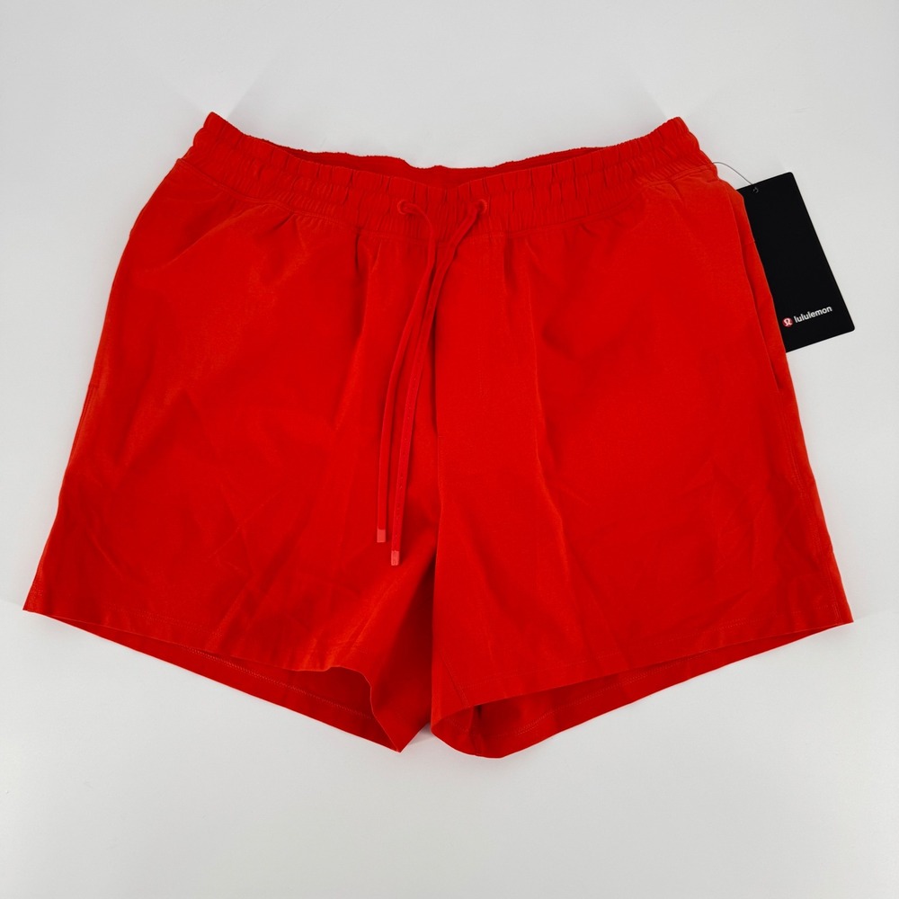 Lululemon Mens Swim Short 5 Lined Cherry Ember Red LM7BL5S Size Large NWT
